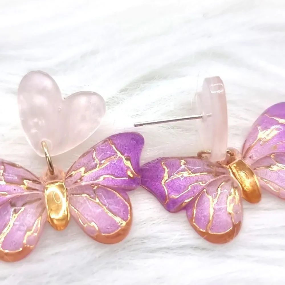 BUTTERFLY dangle earrings 925 Posts 2/$20 | NWOT